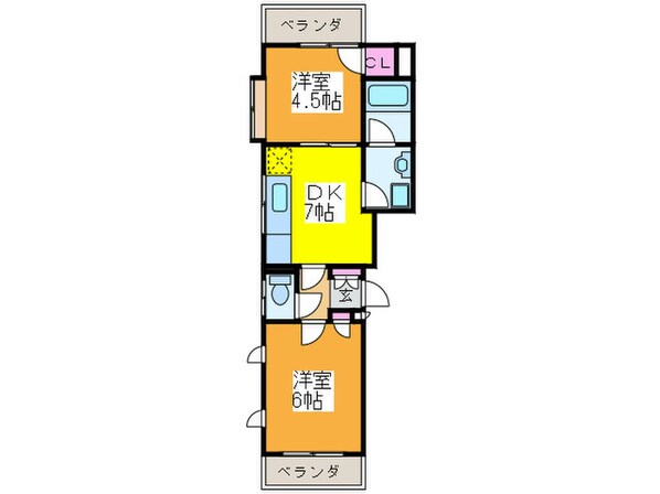 コラゾンの物件間取画像